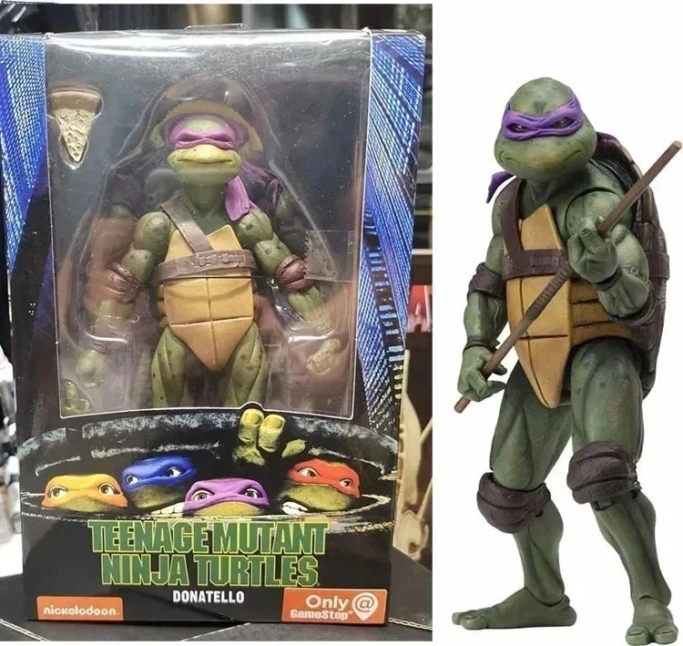 NECA Ninja Turtles 1990 Movie TMNT Teenage Toys Mutant 7&Prime; Action Figure – BNIB