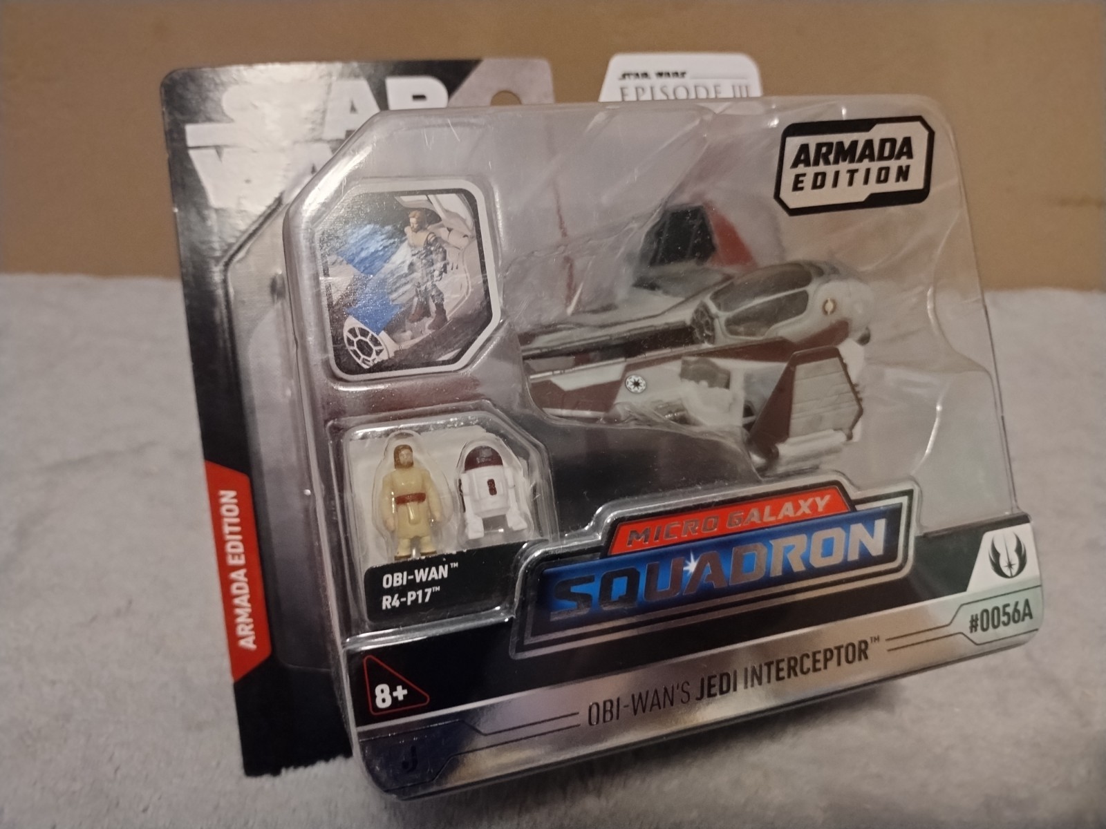 S09 #0056A Star Wars Micro Galaxy Squadron Obi-Wan&rsquo;s Jedi Interceptor
