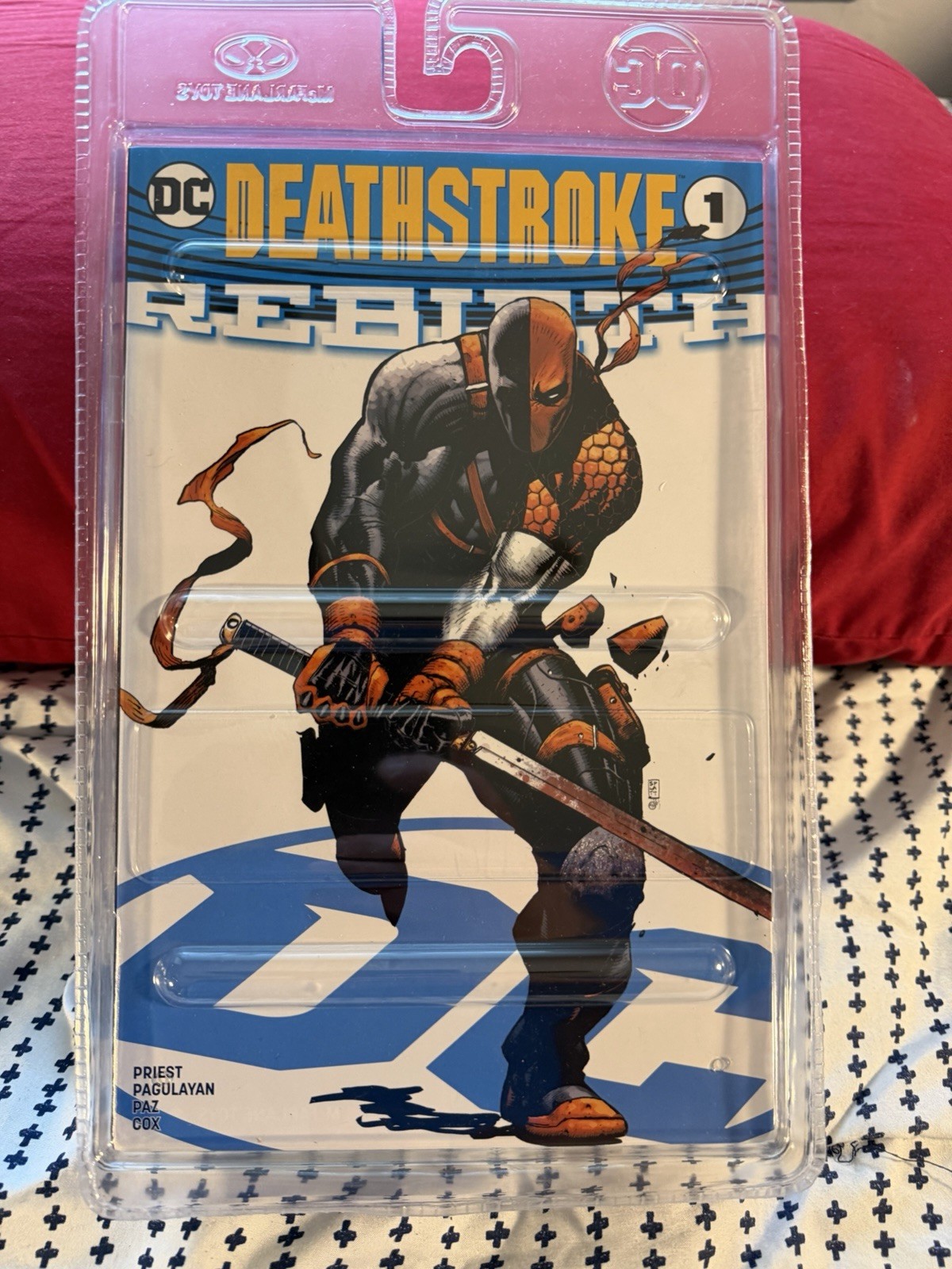DC Direct McFarlane Toys! DEATHSTROKE Deathstroke Rebirth MIP! SHIPS FREE!
