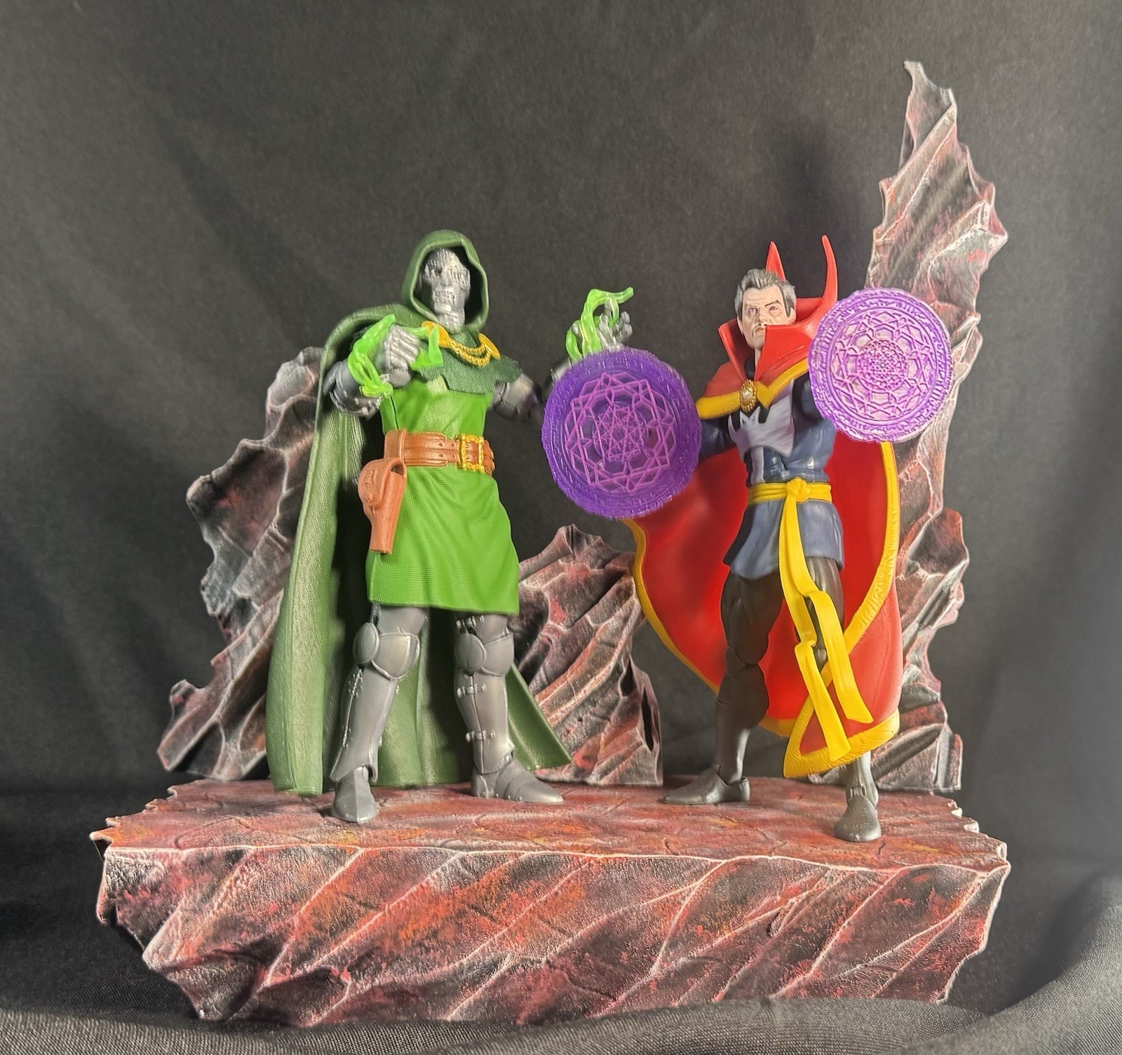 Cosmic Dark Hell Landscape Diorama For Marvel Legends Mythic Legions Mezco