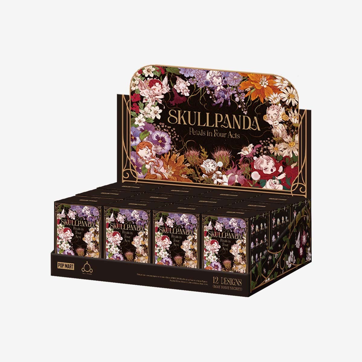 Pop Mart Skullpanda Petals in Four Acts Series Figure Whole Set Sealed
