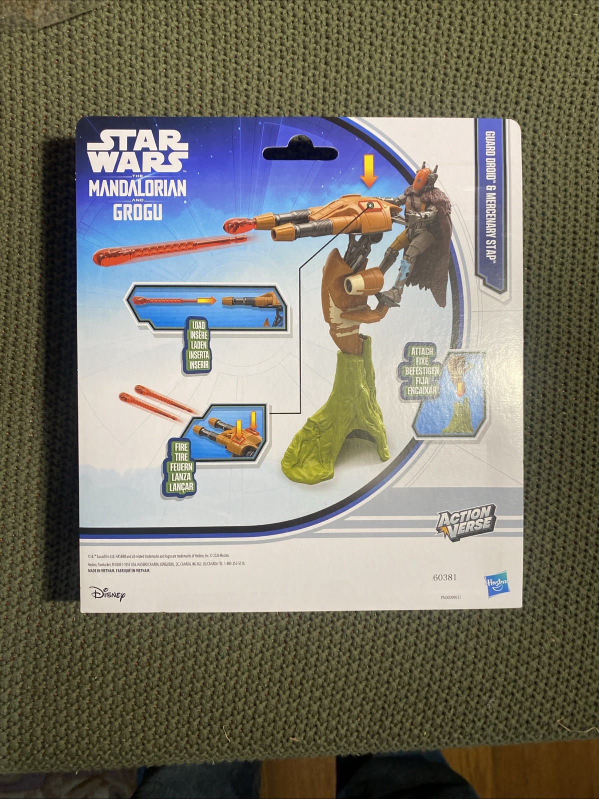 Star Wars ActionVerse Guard Droid & Mercenary STAP 4.5&Prime; Figure New in Box
