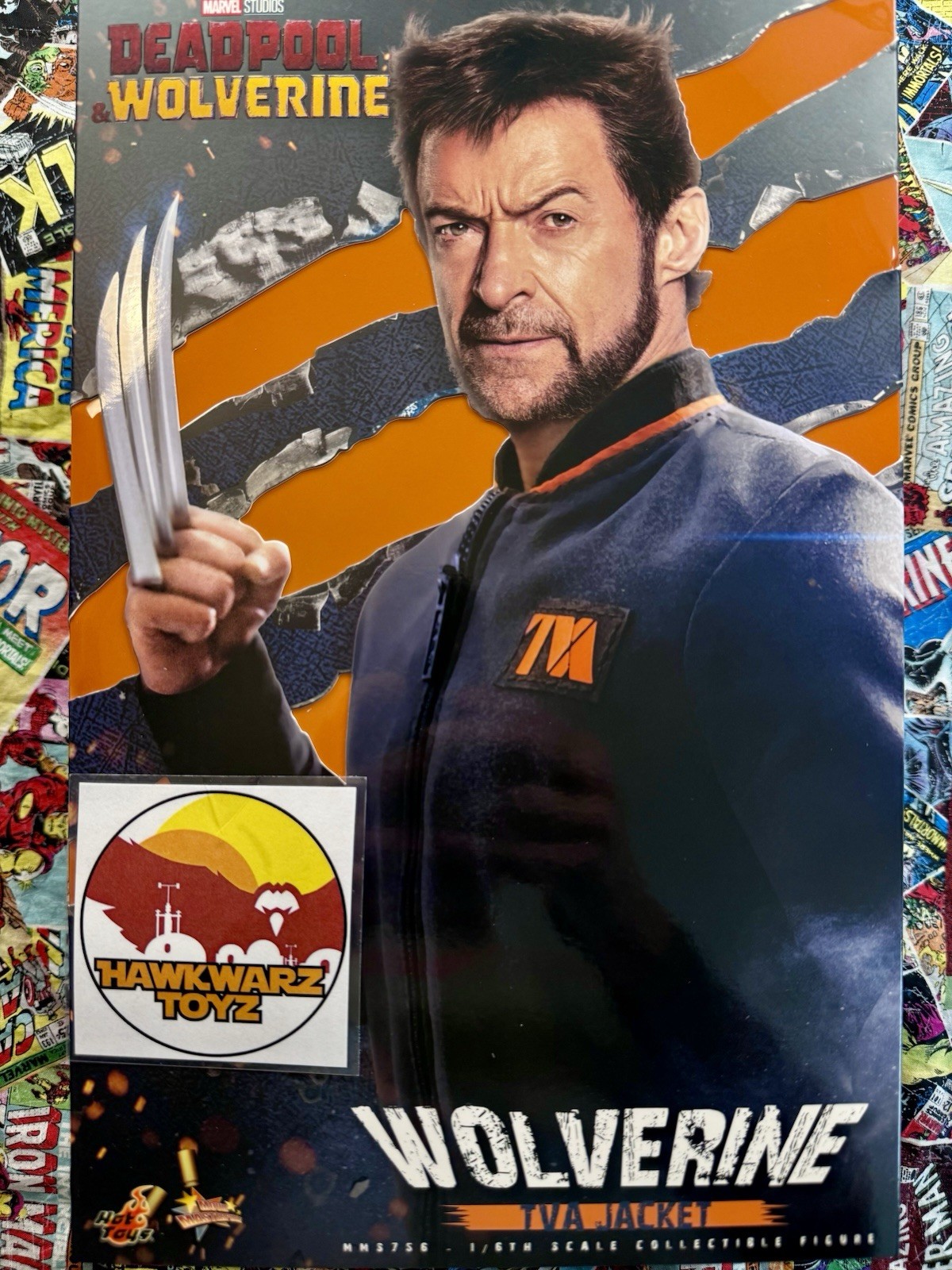 Hot Toys Marvel Deadpool & Wolverine Wolverine TVA Jacket MMS756 1/6 Sideshow
