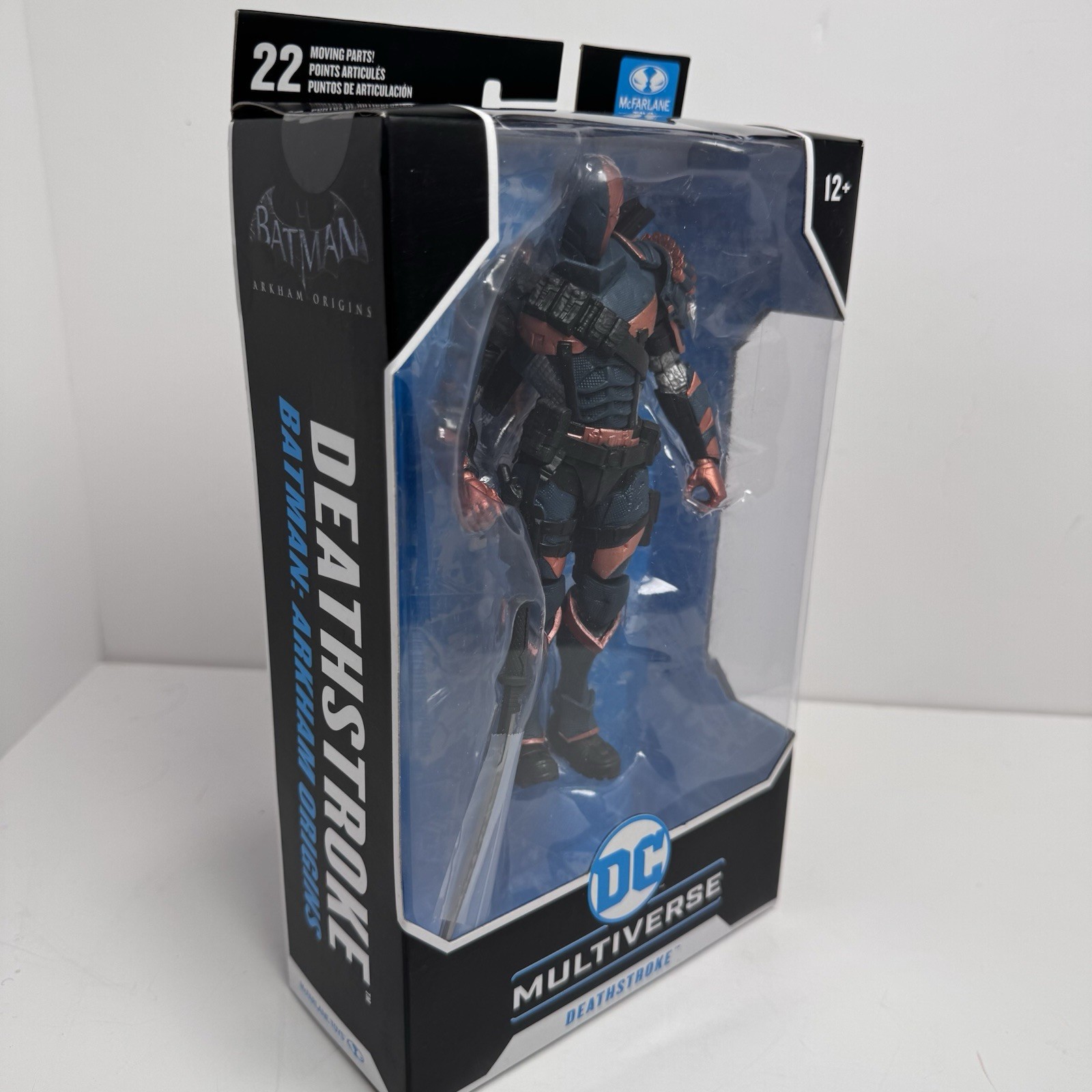 DC Multiverse Deathstroke Batman Arkham Origins McFarlane Figure INCOMPLETE