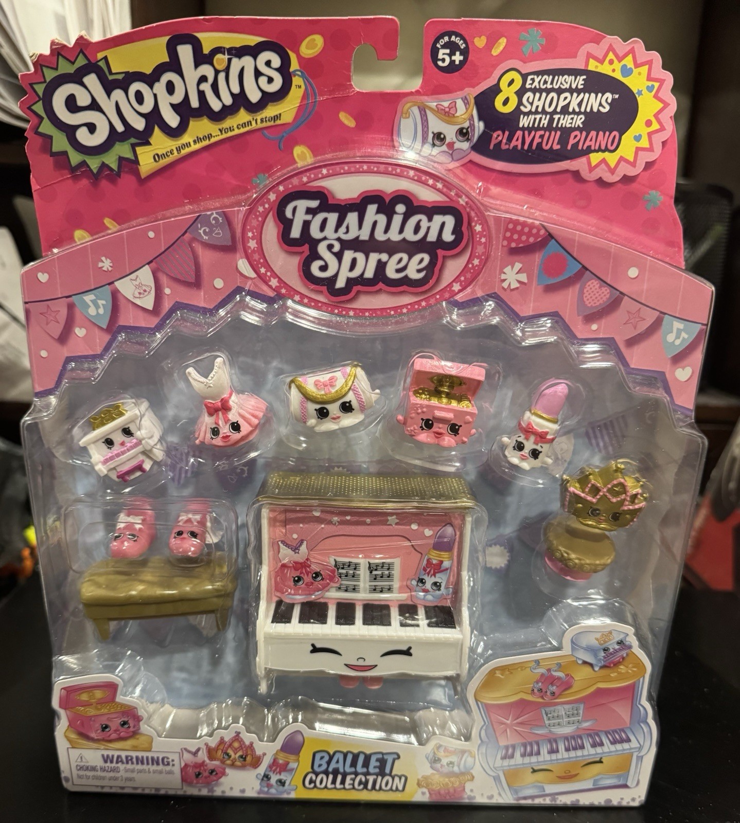 2013 Moose Toys Shopkins Fashion Spree Ballet Collection New In The Package