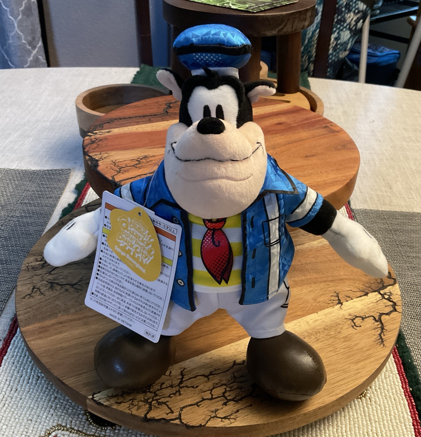 RARE Tokyo Disneyland 9” PETE Pal-Palooza Plush Donald Quacky City US Ship NWT