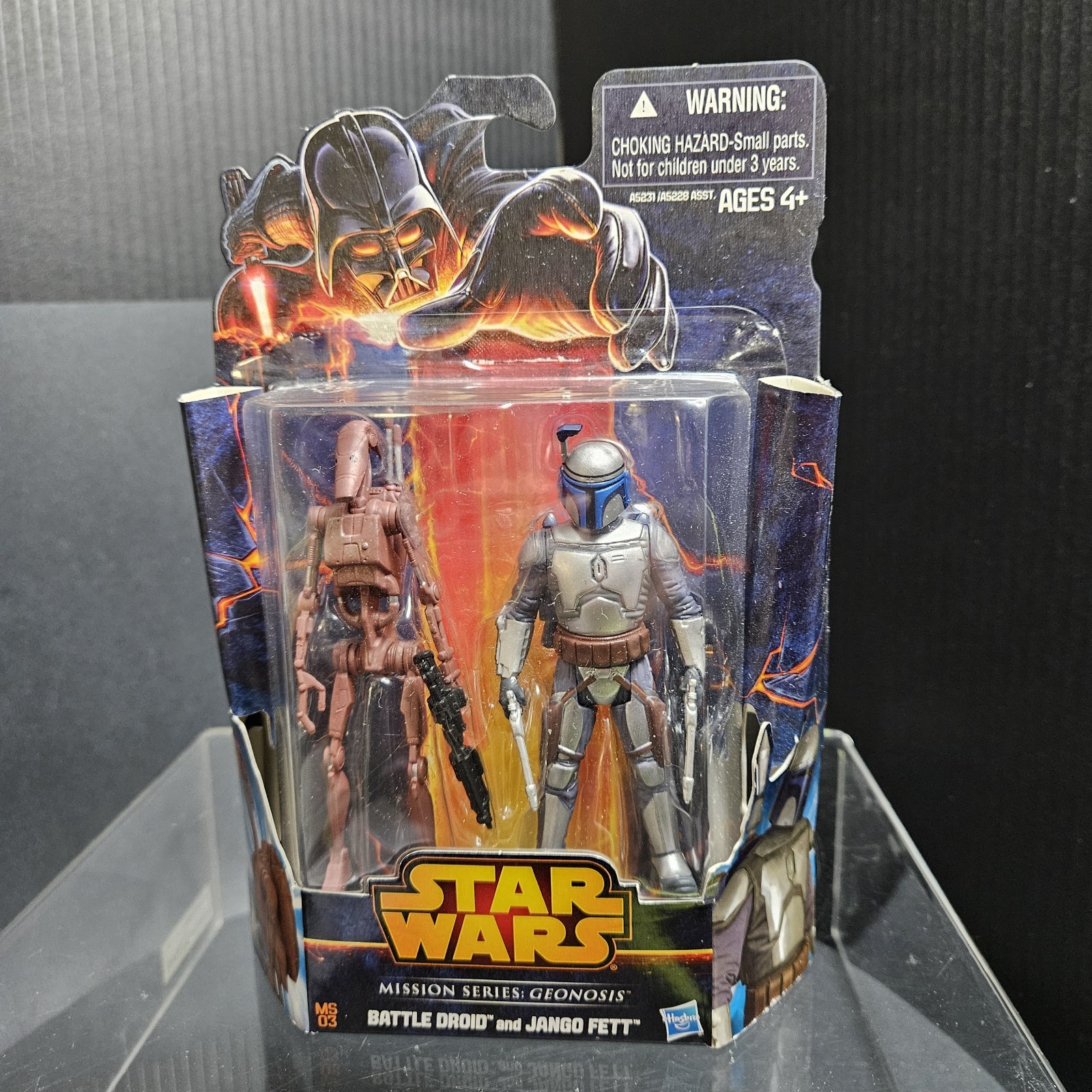 Star Wars Battle Droid & Jango Fett MS03 Mission Series Geonosis Sealed