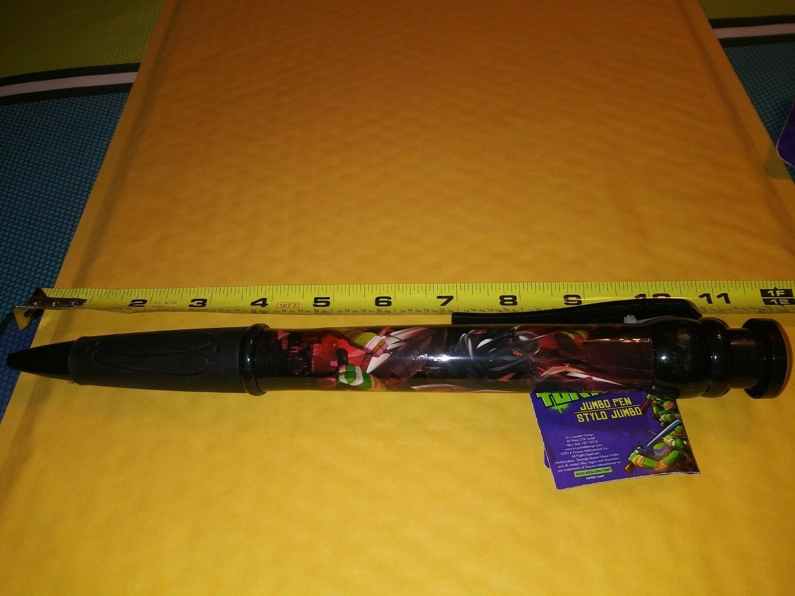 TEEN AGE MUTANT NINJA TURTLES JUMBO PEN 11 INCH BACK TO SCHOOL SUPPLIES