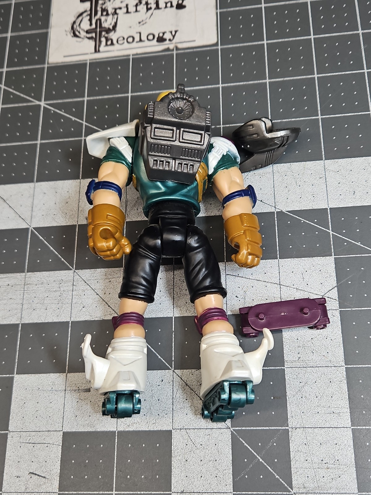 1997 Mighty Ducks STICKFIRE NOSEDIVE Action Figure Disney Mattel As Shown