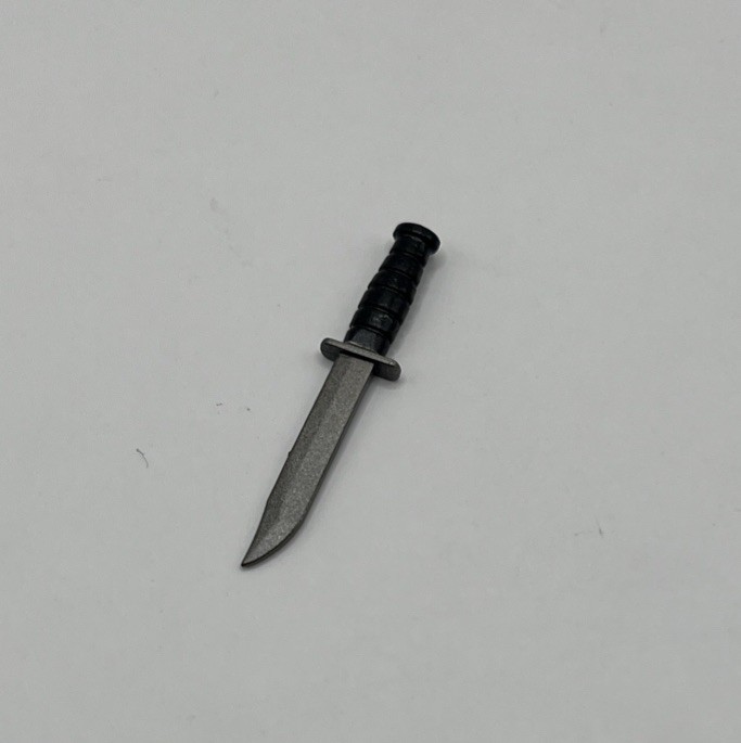 Valaverse Black Handle Knife Fodder 1/12 Scale Fodder Weapon Action Force
