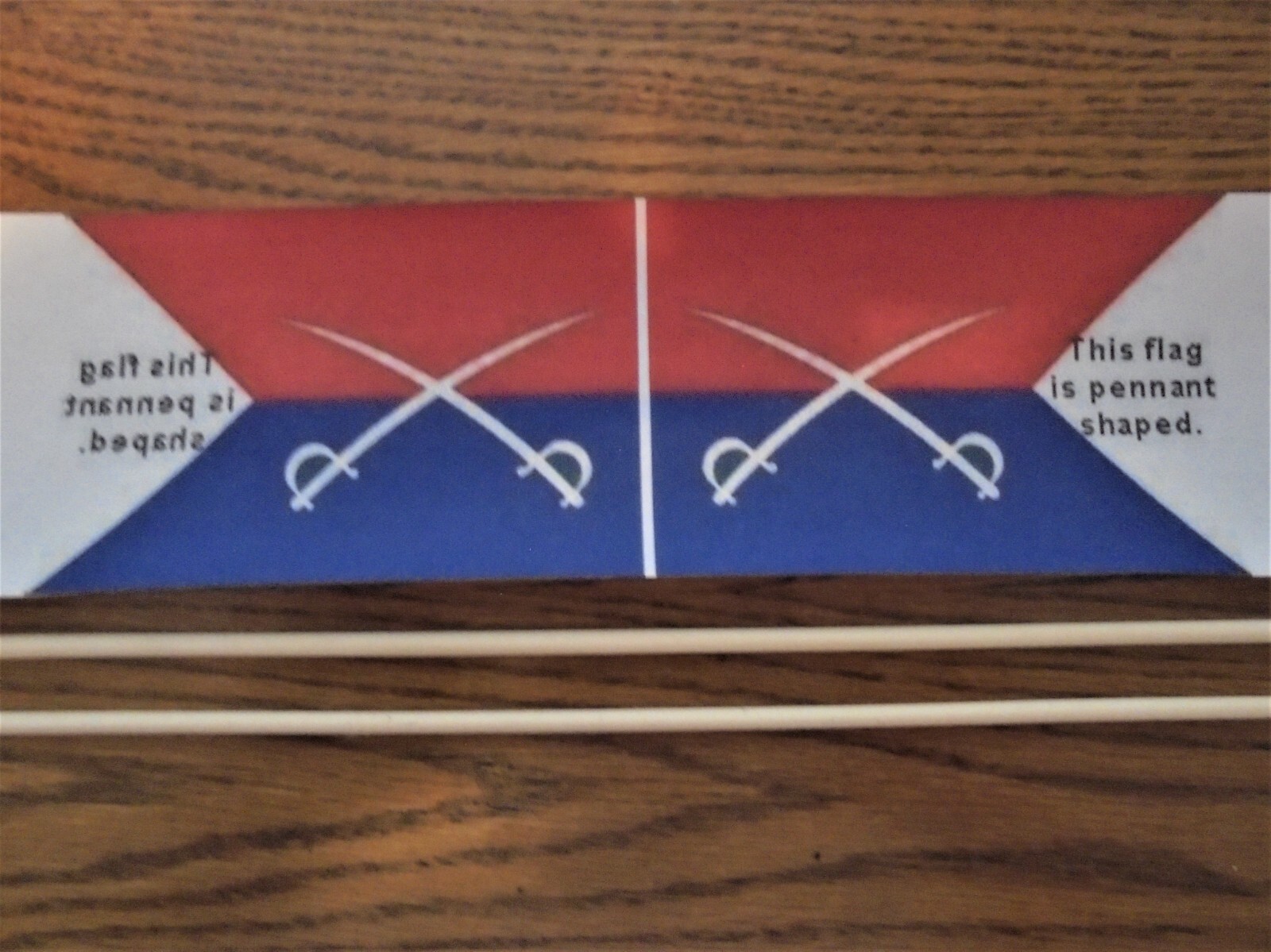 Custom Accessory Guidon Flags for Your Marx 1/6 Cav & Custer Figure, Johnny West