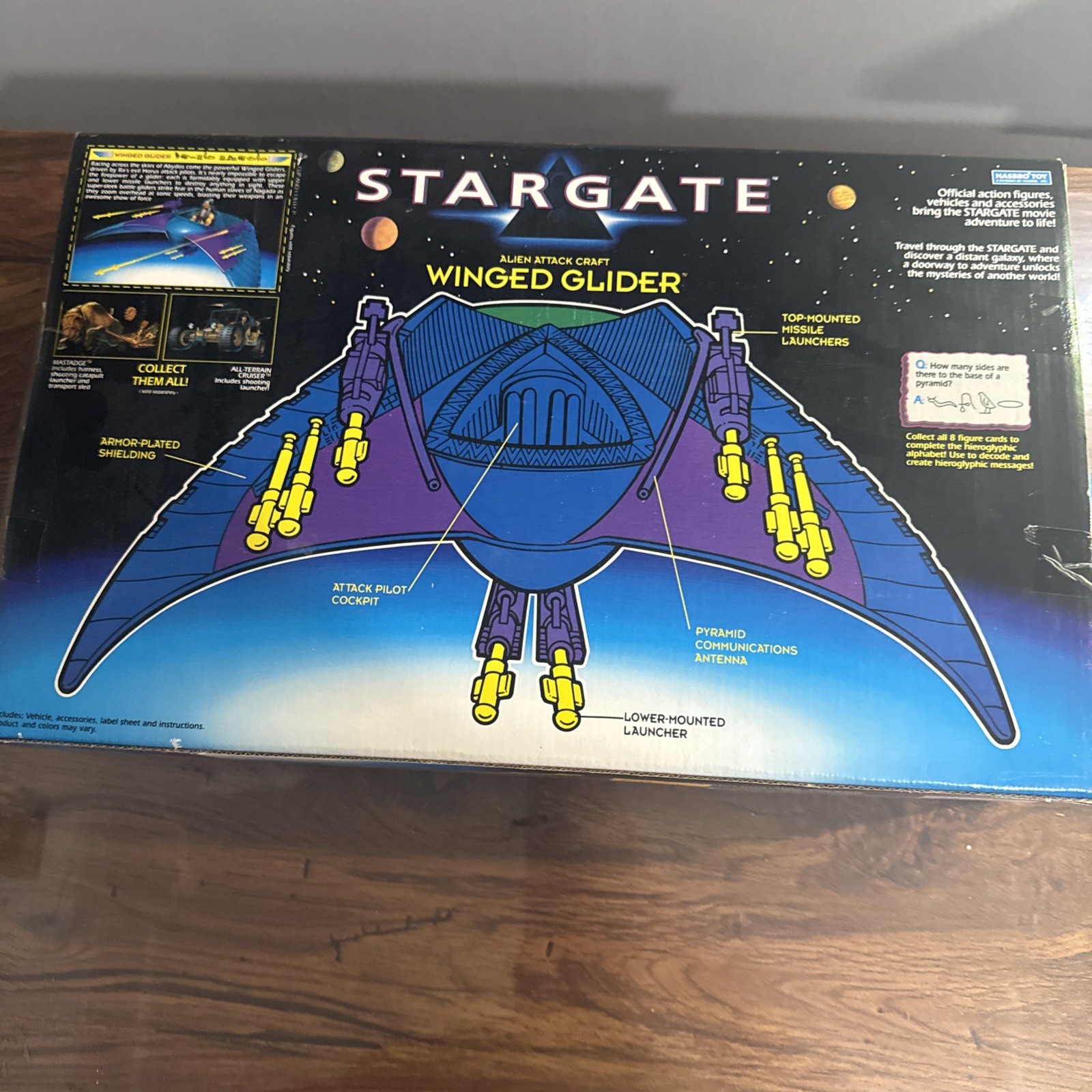 Stargate Winged Glider Alien Attack Craft – New Open Box Vintage 1994 Hasbro New