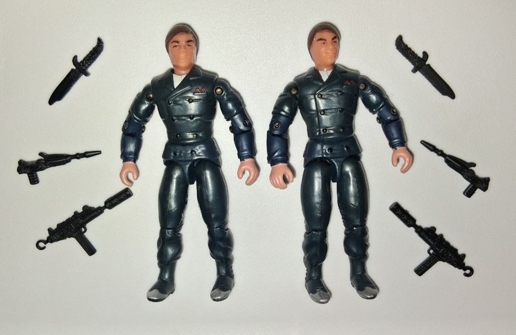 GI Joe 2005 Crimson Twins Tomax Xamot business suits V5 set