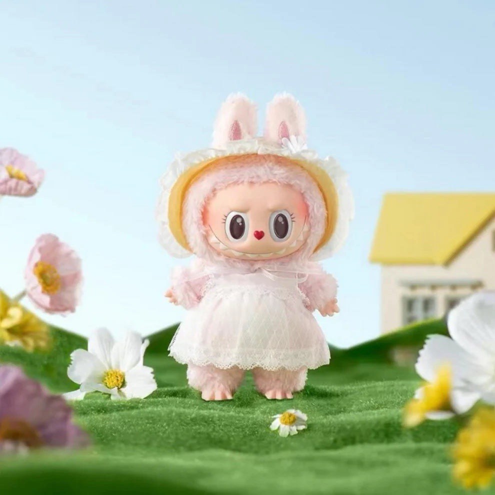 Labubu Authentic Mokoko Fall Into Spring Doll Pendant Pop Land Exclusive