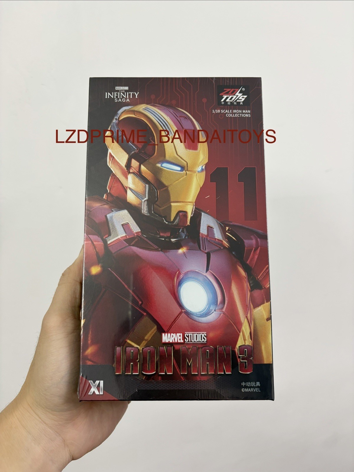zd toys IRON MAN MARK 11 MK XI 1/10 action figure iron man 3 MARVEL NEW
