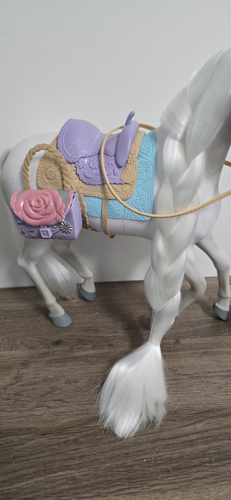 SADDLE STARS TOY HORSE SET, PIXIE Complete Barbie Size Soft Hair Rainbow High