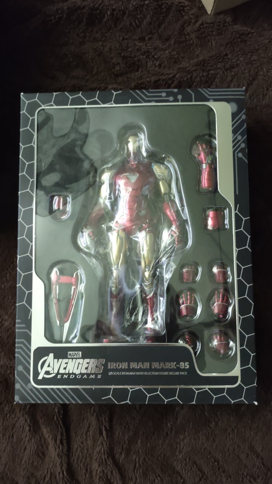 Iron Man Mark-85 Deluxe 1/9 Scale Sealed Plastic Marvel Endgame RARE
