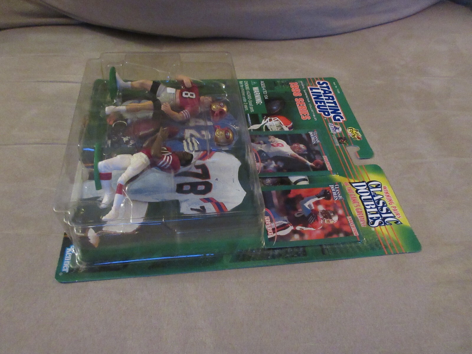 1998 Starting Lineup Classic Doubles Steve Young & Jerry Rice SLU