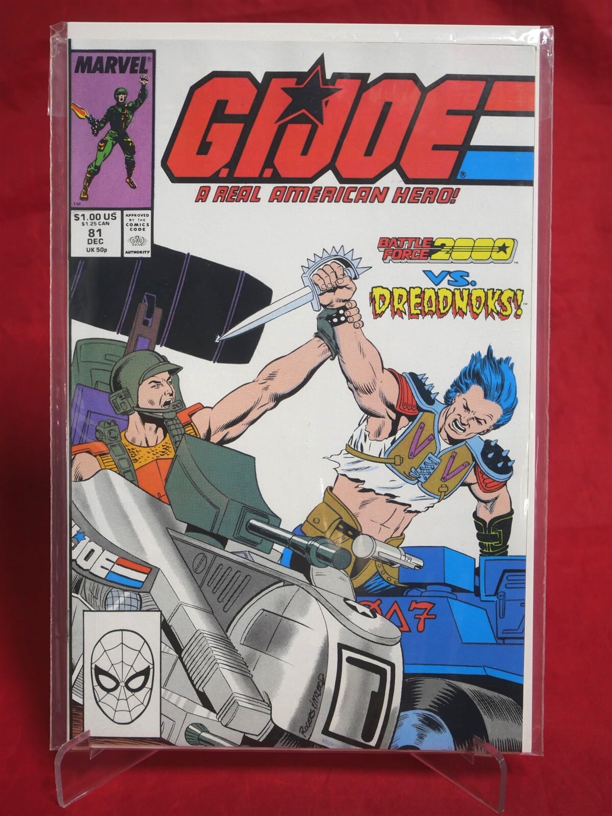GI Joe Comic Book ARAH Issue #81 Marvel Comics Group A Real American Hero