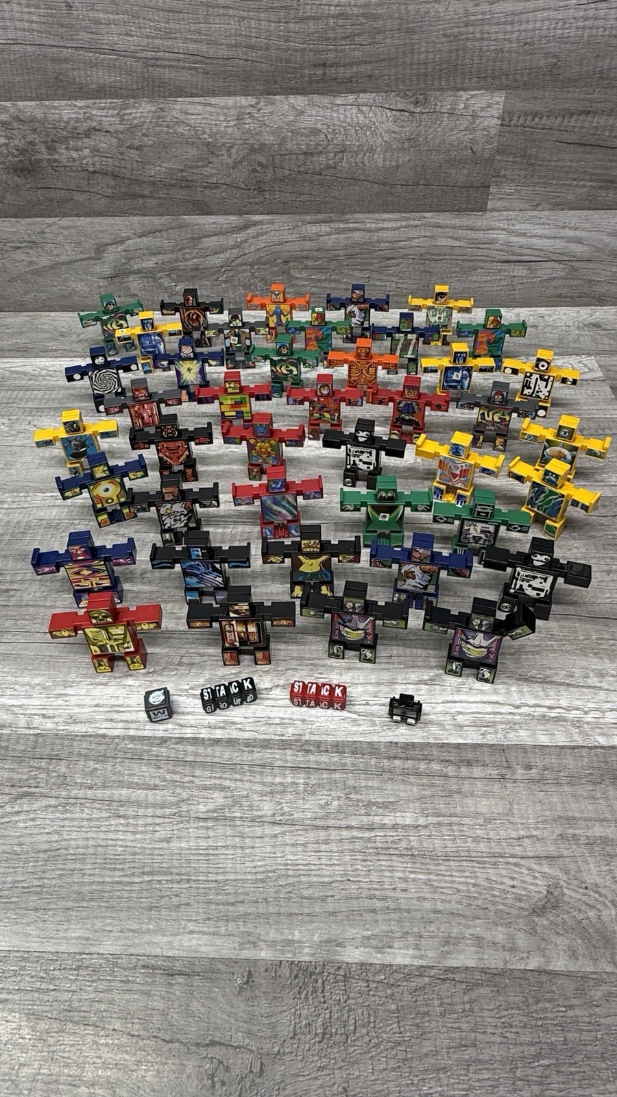 Lot of 42 Vintage NakNak Battle Block Action Figure Toys Y2k 2000s