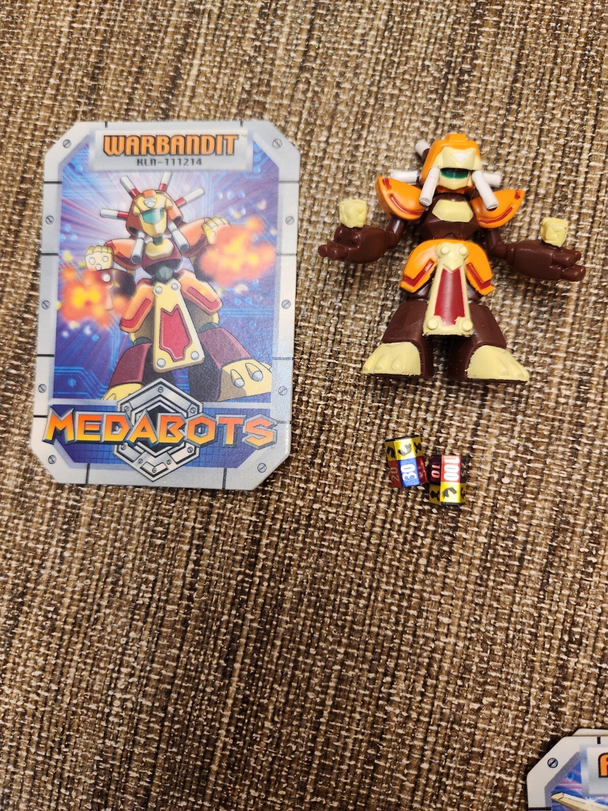 Medabots Warbandit 2001 Hasbro Takara 2.5 » Figure Medarot Action Figure w/card