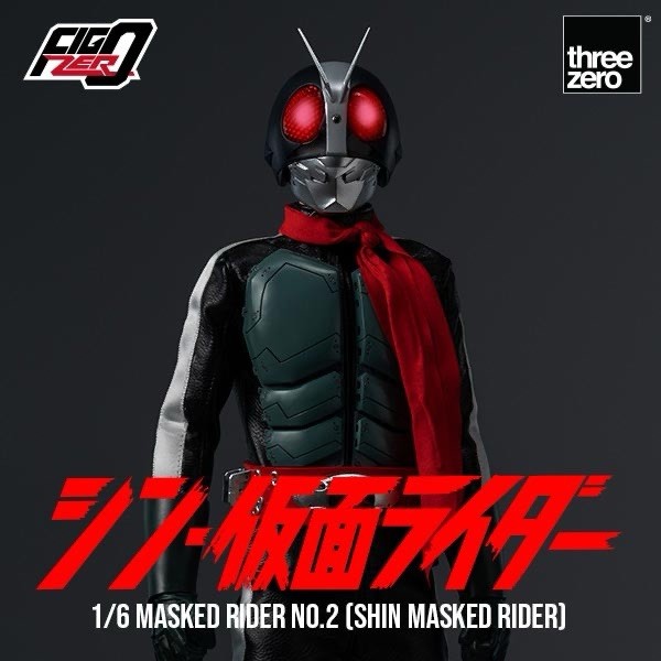 ThreeZero FigZero Shin Masked Rider No.2 Kamen Rider Sixth Scale Figure – NEW!