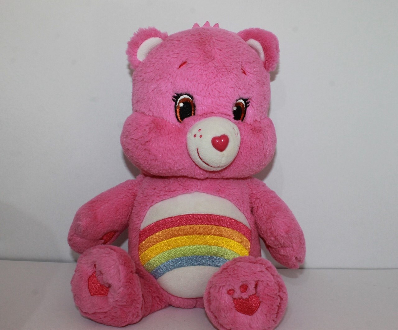 Care Bears Cheer Bear Plush Toy 14&Prime; 2015 Funtasic Limited #Y676-99