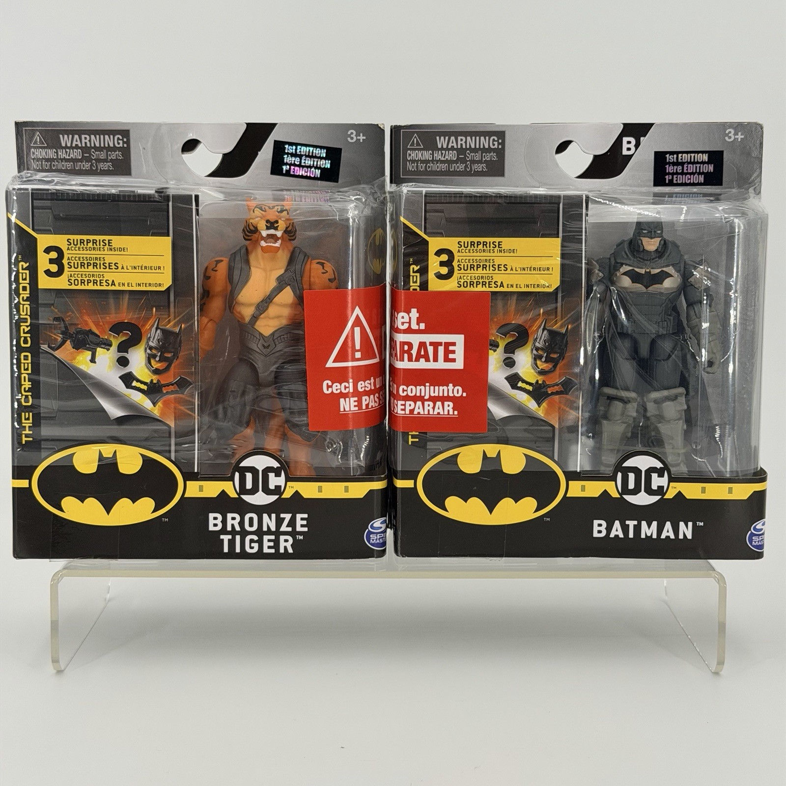 Spin Master – 4-inch Batman and Bronze Tiger Action Figures (BBSM20128363)