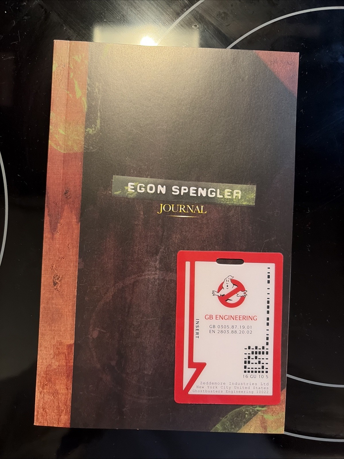 Ghostbusters Haslab Elon Journal Engineering Key Card Extras
