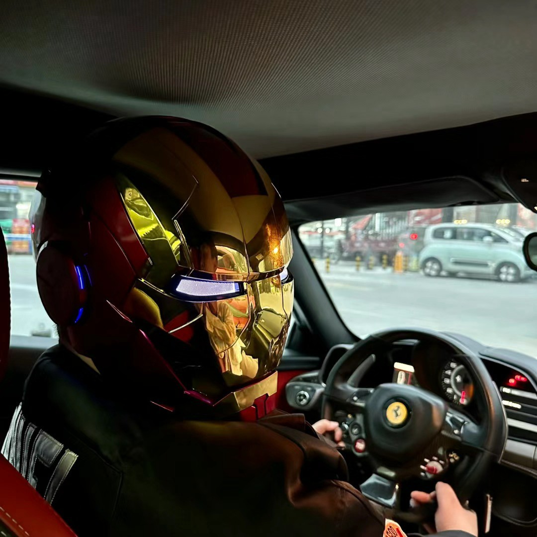 Iron Man Helmet Wearable Voice-controlled Helmet Kid Adult Xmas Gift USA SHIP