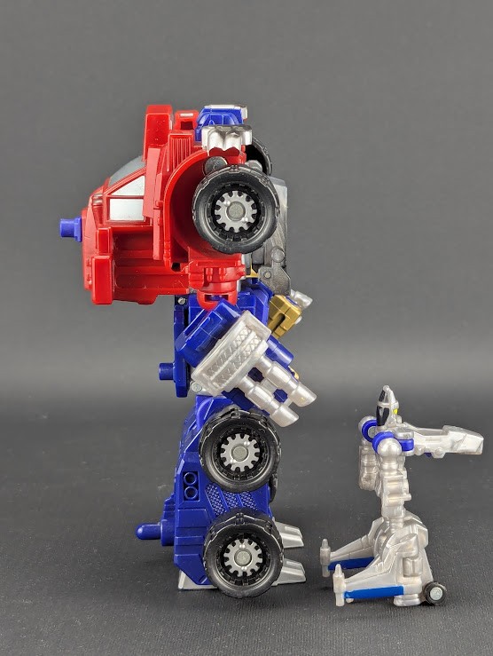 Transformers Armada Optimus Prime complete VARIANT Hasbro 2003 Minicon Over-Run