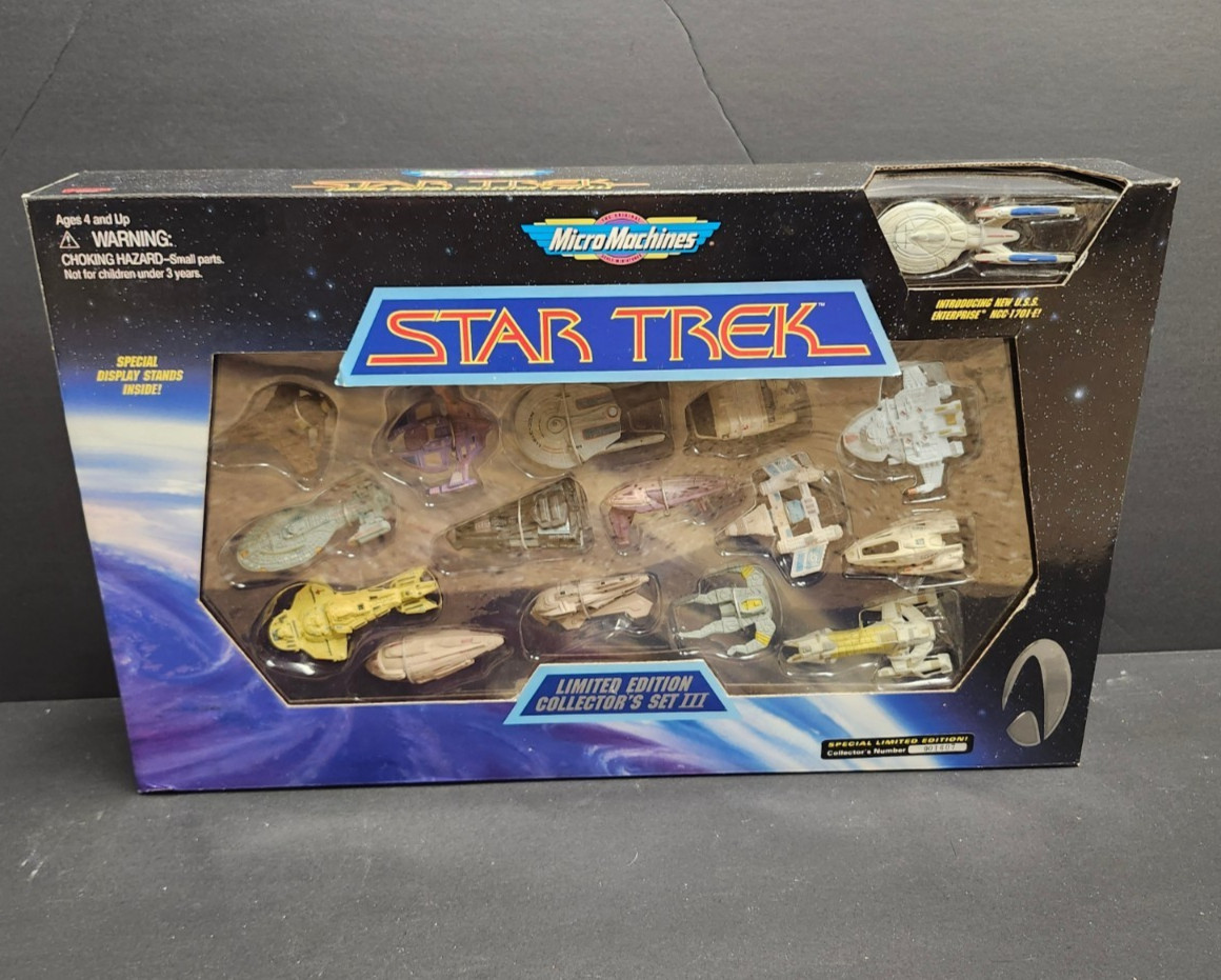 Limited Edition Collector&rsquo;s Set III 3 STAR TREK Micro Machines NEW MOC