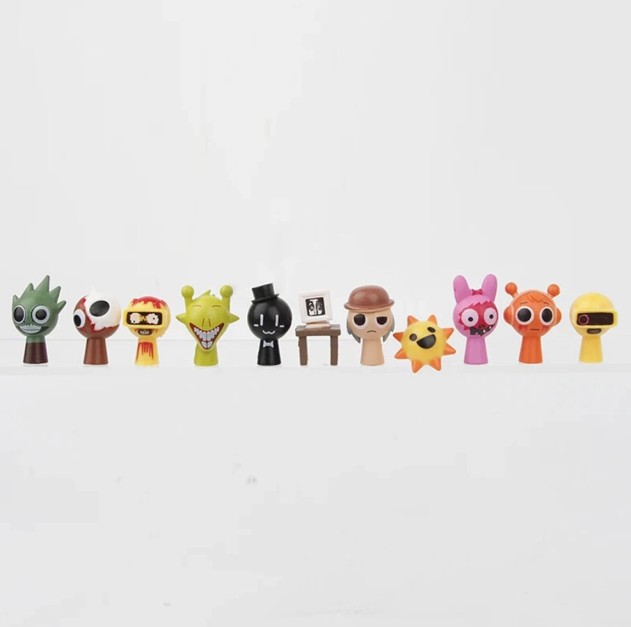 48pcs set Sprunki Model Toy Game Action Figures Toy Birthday Gift NEW