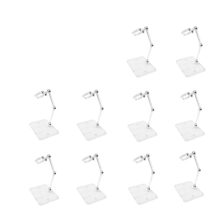 10PC Adjustable HG144 Action Figure Display Holder Base Doll Model Stand Support