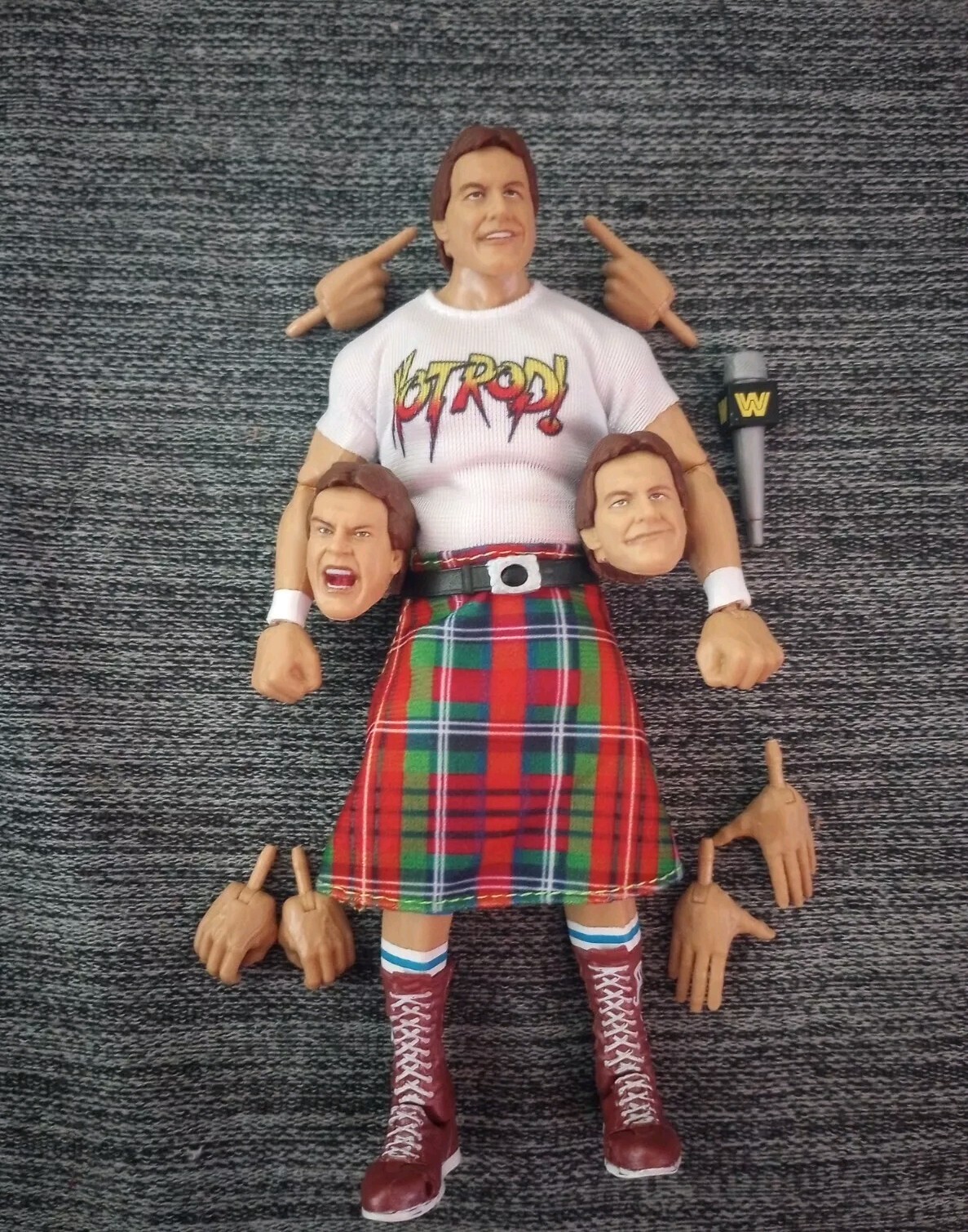 WWE Coliseum Collection Ultimate Edition Rowdy Roddy Piper 6&Prime; Wrestling Figure