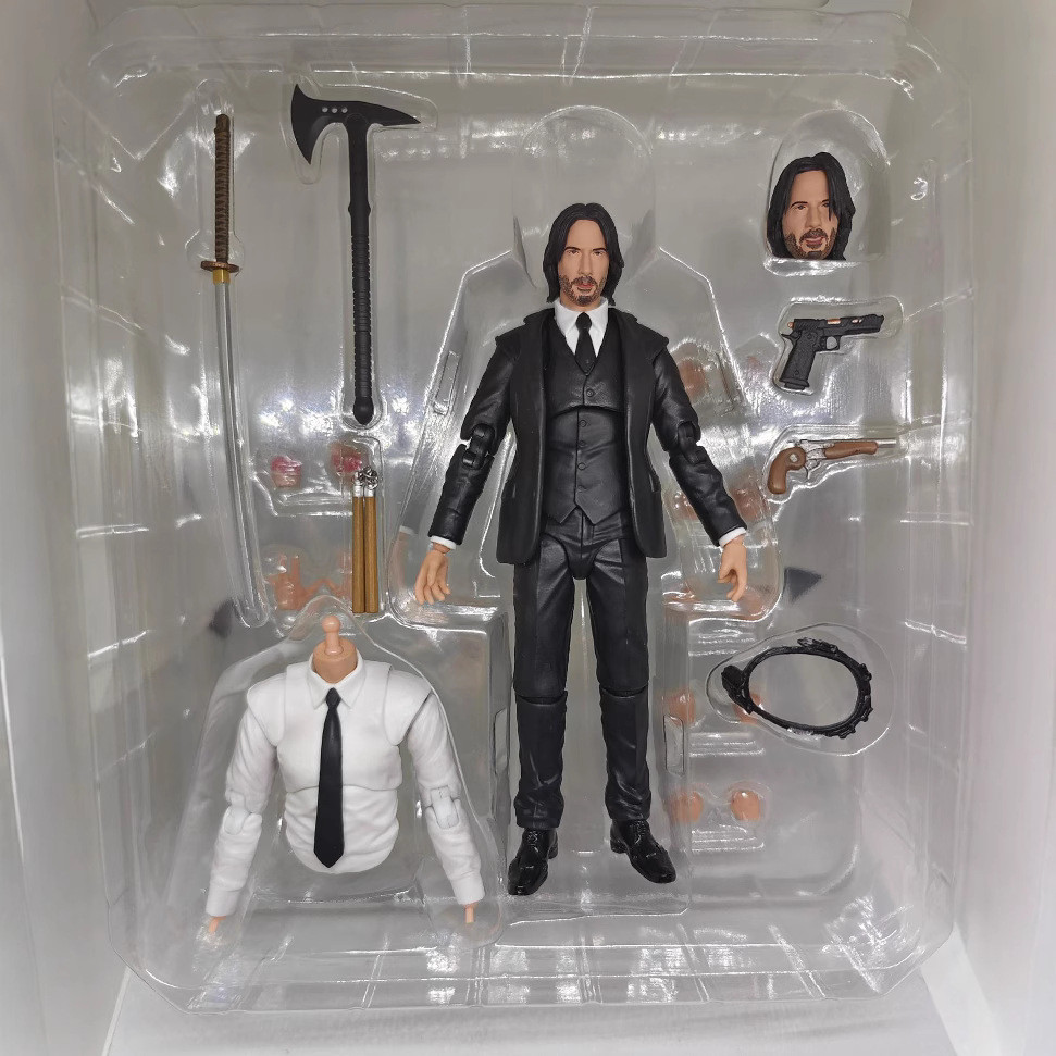John Wick Chapter 4 Action Figures 6&Prime; Model PVC Toys Gift New In Box
