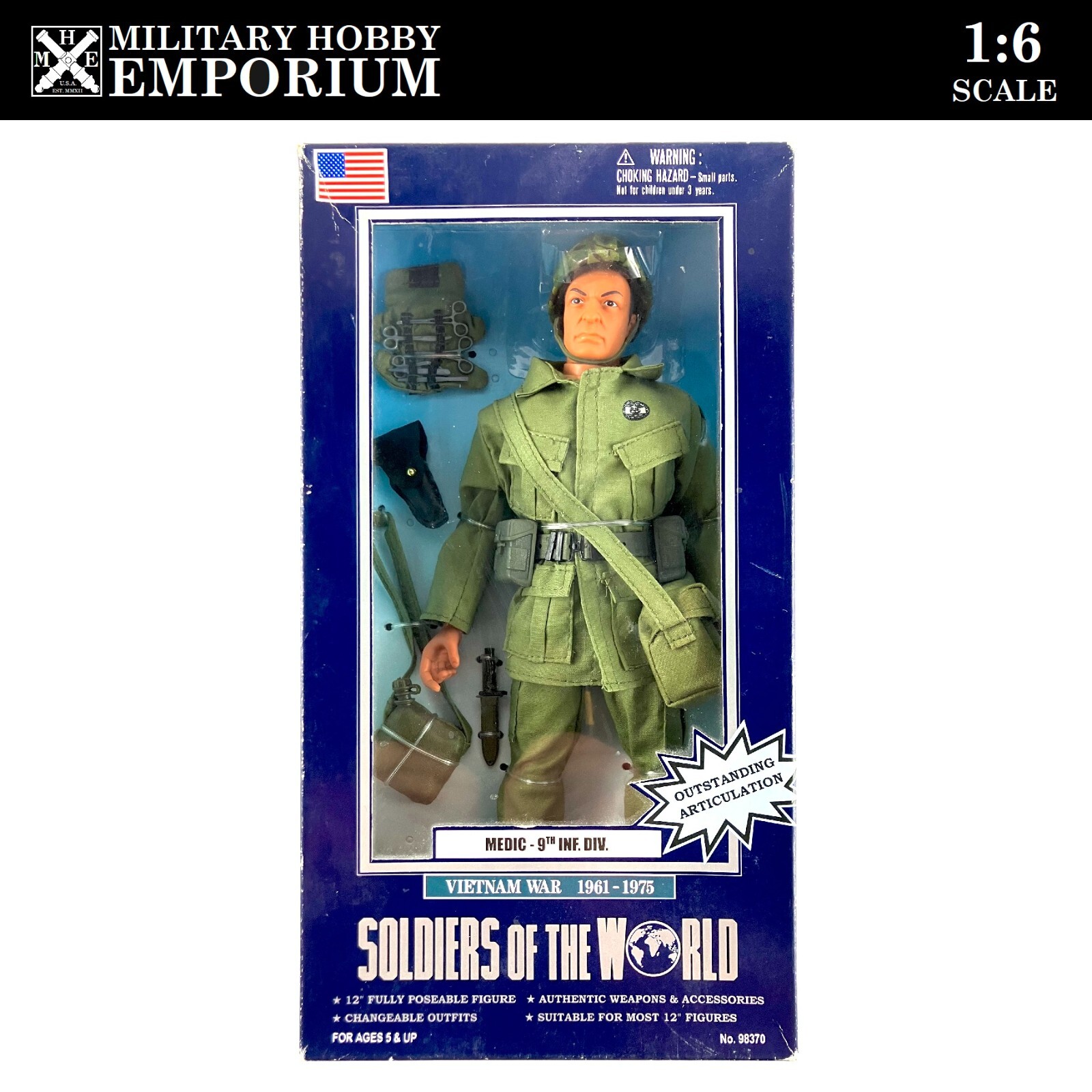 1:6 Formative International Soldiers of the World Vietnam War US Army Medic