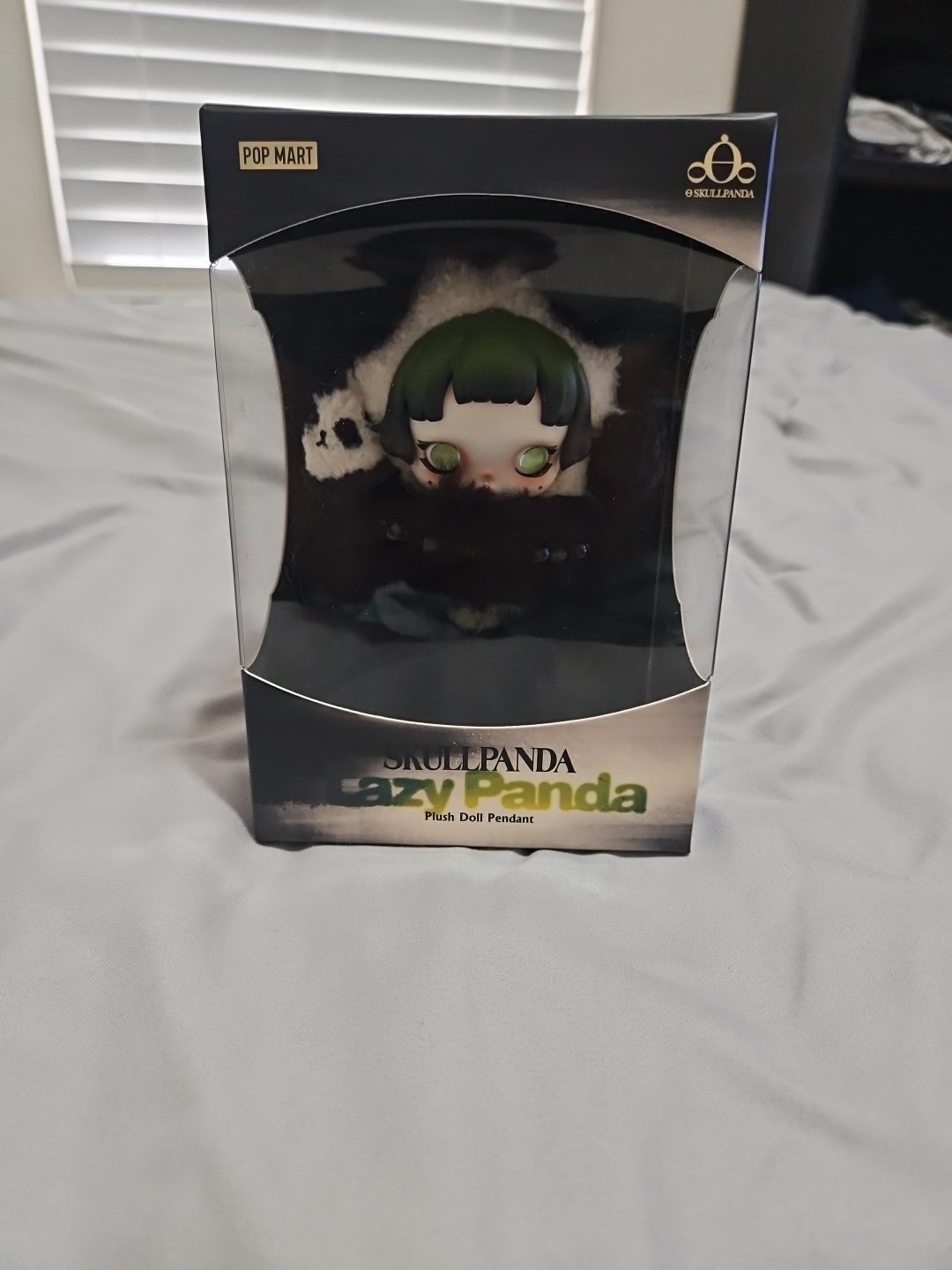 Pop Mart SKULLPANDA Lazy Panda Plush Doll Pendant