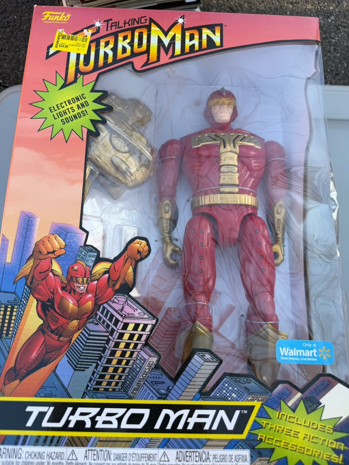 Funko Walmart Exclusive Turbo Man Jingle All The Way Action Figure