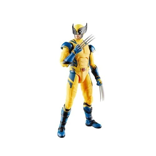 Marvel Legends Deadpool and Wolverine Hugh Jackman Yellow Suit Figure MCU Hasbro