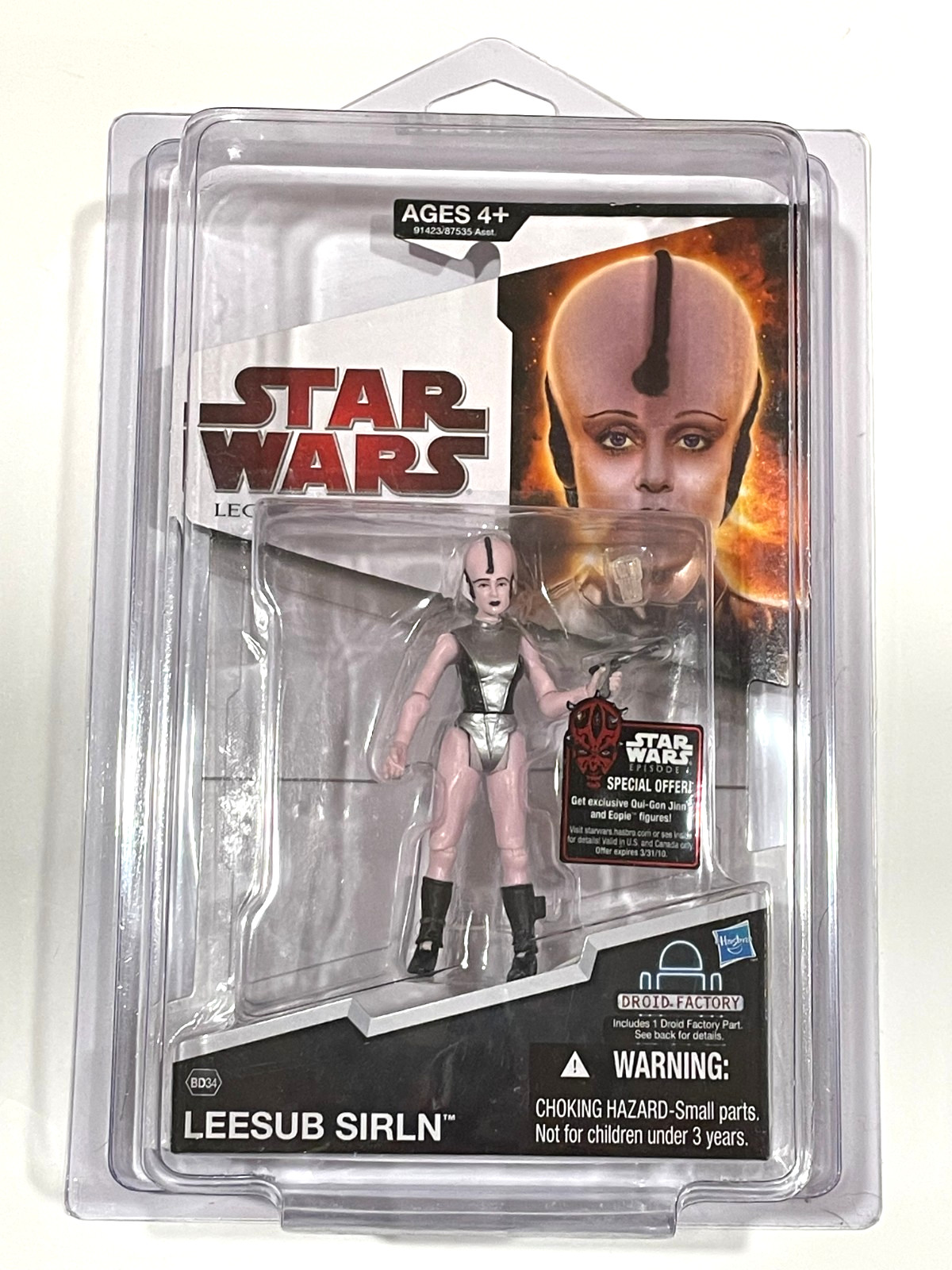 Star Wars Leesub Sirlin Legacy Collection Figure BD34 On Card Excellent In Case