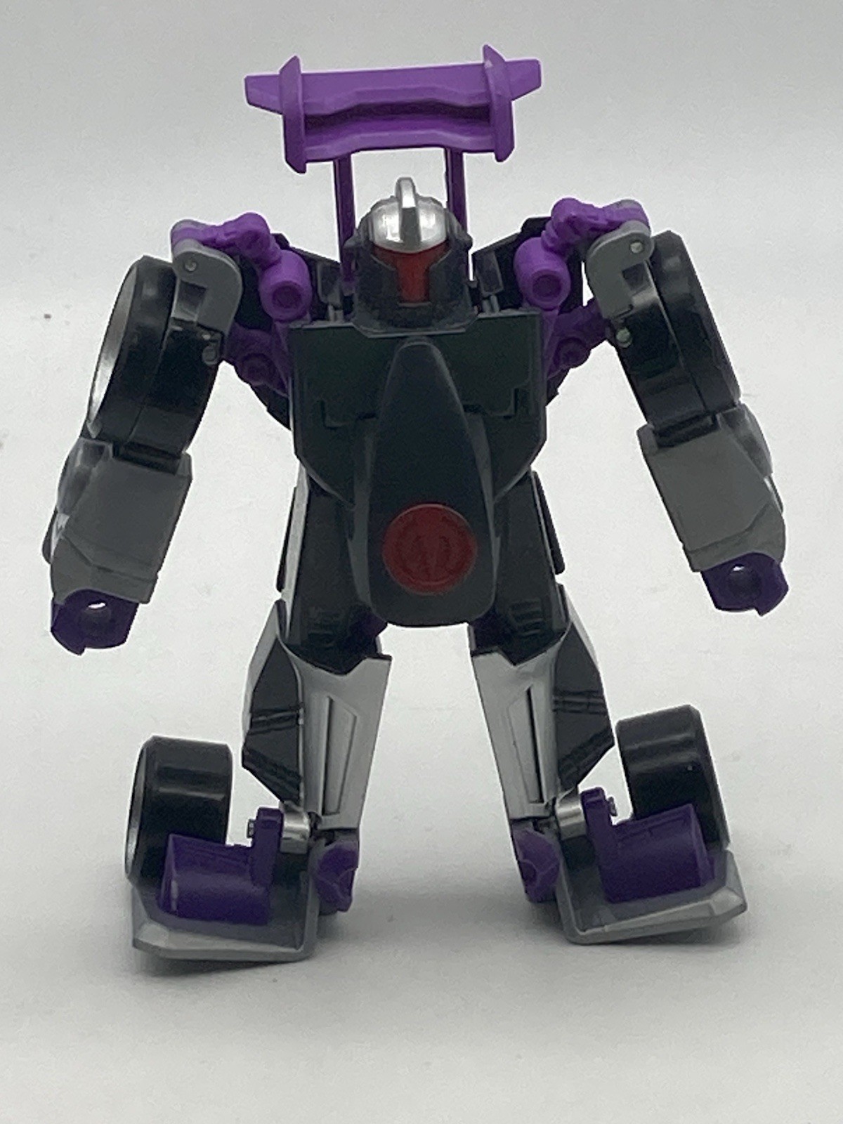 Playskool Transformers Rescue Bots Blurr Purple Flip Car Racer Toy