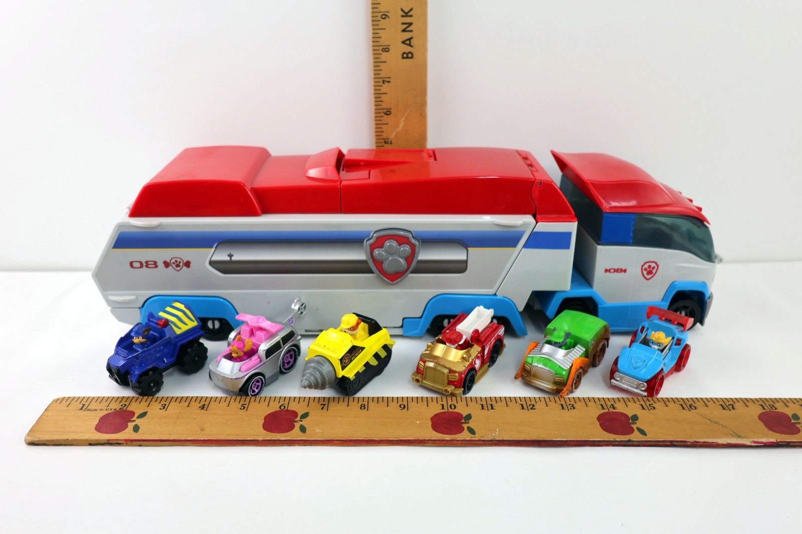 PAW Patrol Launch’N Haul Transforming 2-in-1 Track Set w/6 True Metal Vehicles