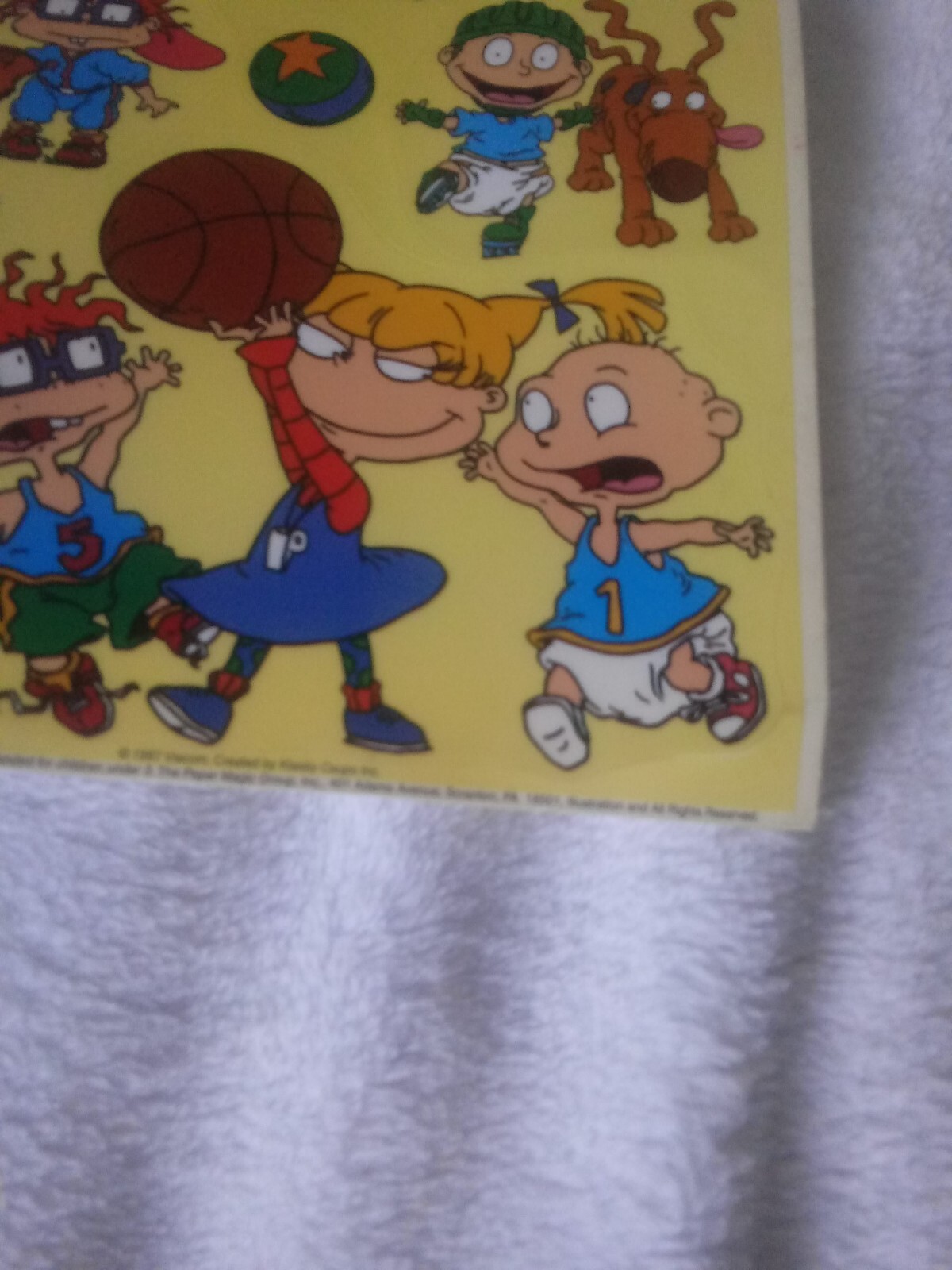 1997 Nickelodeon Rugrats Window Decals – Tommy,Angelica,Reptar,Phil NEW