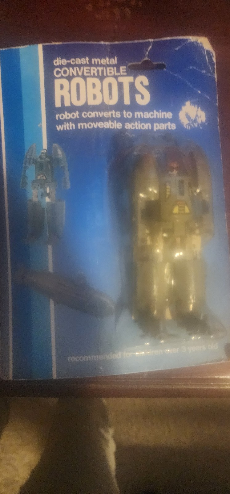Vintage Die-Cast Metal Convertible Robot Submarine Gobot Transformer Taiwan