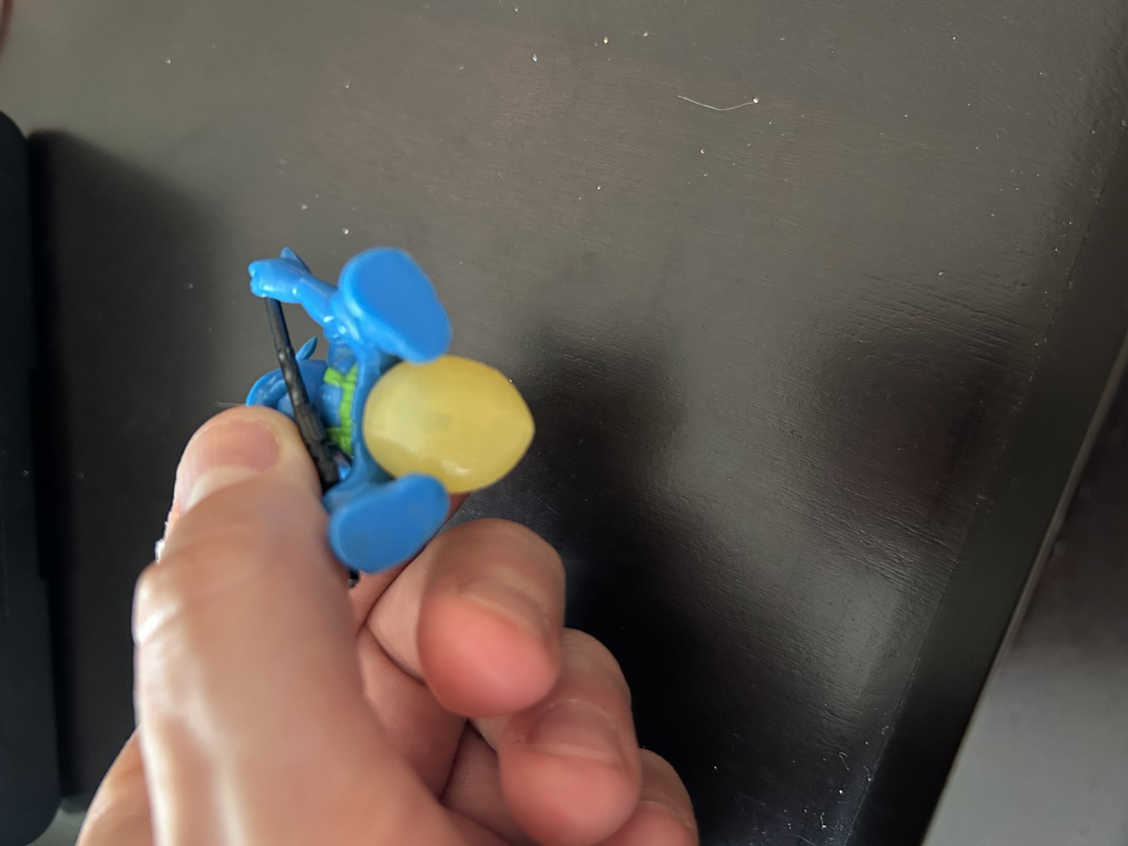 Army Ants Blue Team Quick Hit Complete (Hasbro) 2&Prime; Figure With Weapon Vintage