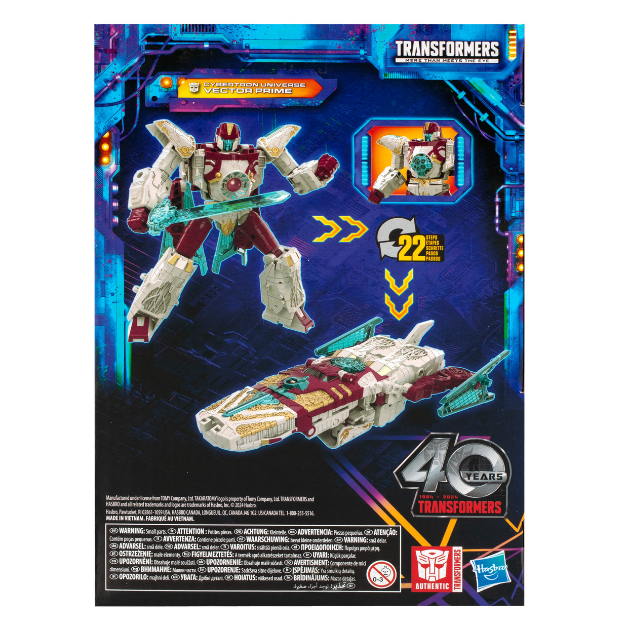 Hasbro Cybertron Universe Vector Prime Voyager Class Transformers Legacy United