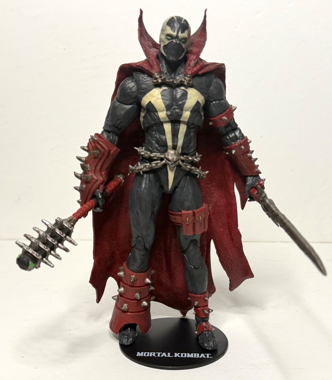 Mortal Kombat 11 SPAWN w SWORD & MACE 7&Prime; Figure McFarlane MK11 2020 – Loose