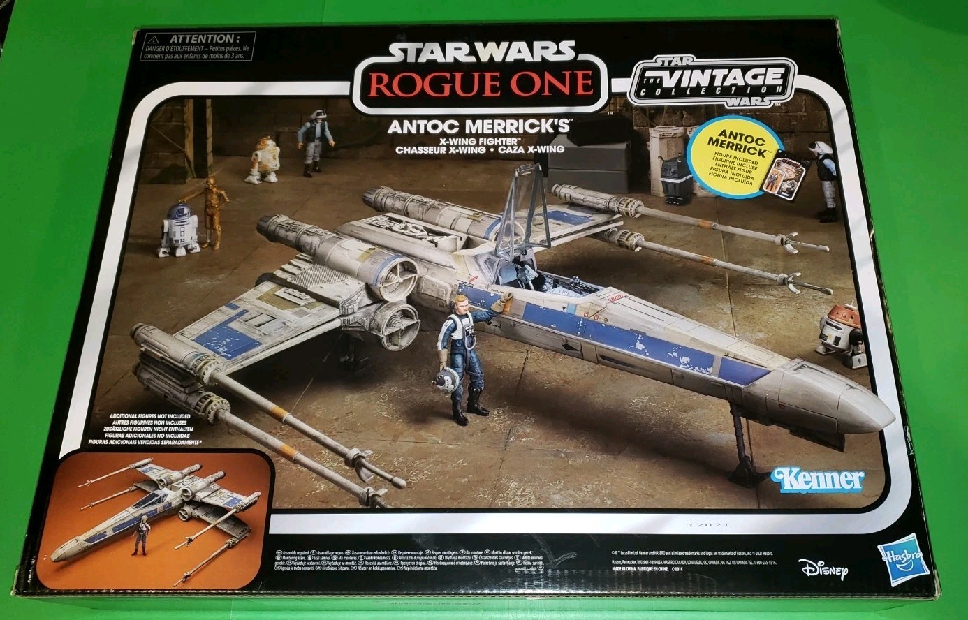 SEALED Star Wars Antoc Merrick X-Wing Fighter Vintage Collection Rogue One Card