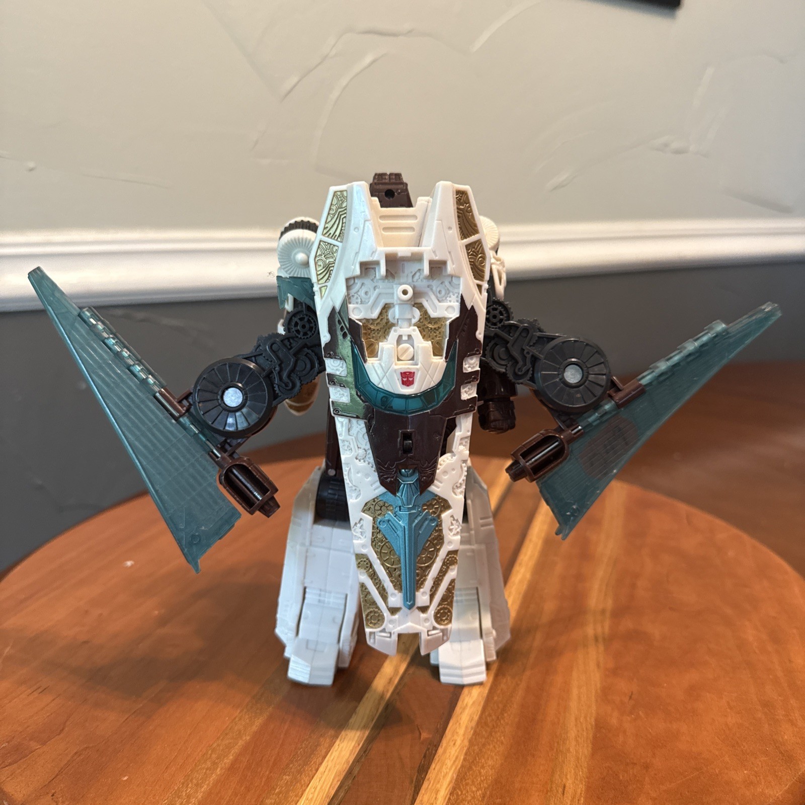 Hasbro Transformers Cybertron Voyager Vector Prime Action Figure Incomplete